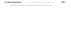 Desktop Screenshot of bleuciel-airshow.com